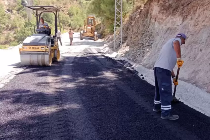 Antalyada kırsal yollarda seferberlik