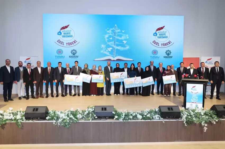 Konya Karatayda 14. Geleneksel Hikaye Yarışmasının ödülleri sahiplerini buldu