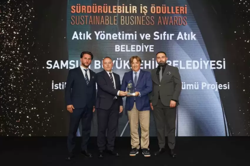Samsun Büyükşehire sürdürülebilirlik ödülü