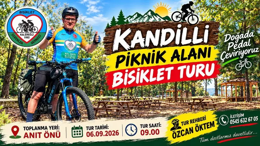 Kandillide bisiklet tutkunları buluşuyor