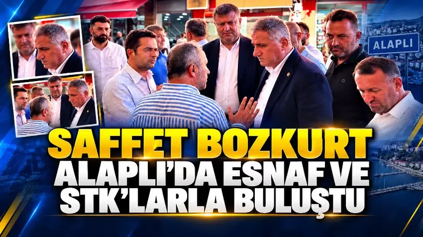 Saffet Bozkurt Alaplıda vatandaşla buluştu