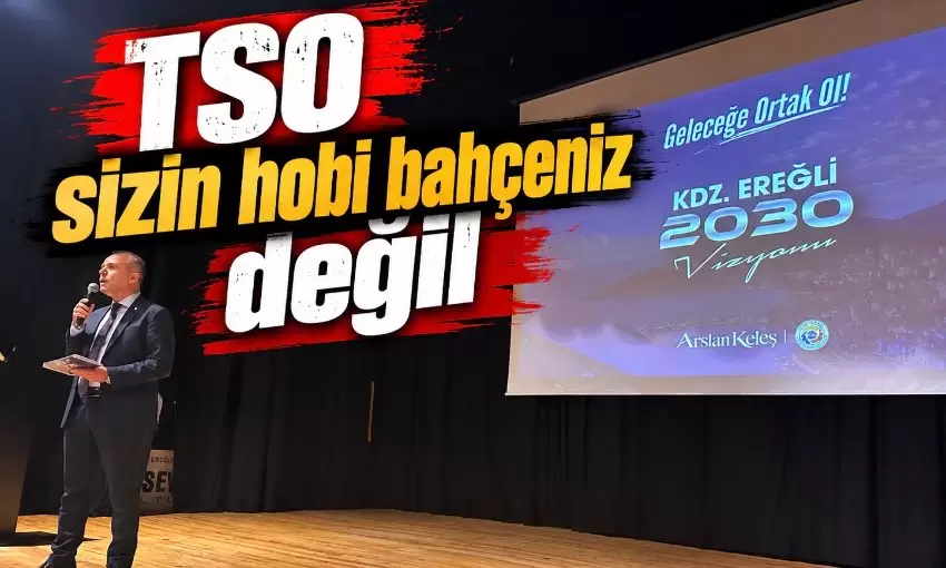 Keleşten rakiplerine sert sözler: “Bunlar Ereğli sevdalısı değil, koltuk sevdalısı”