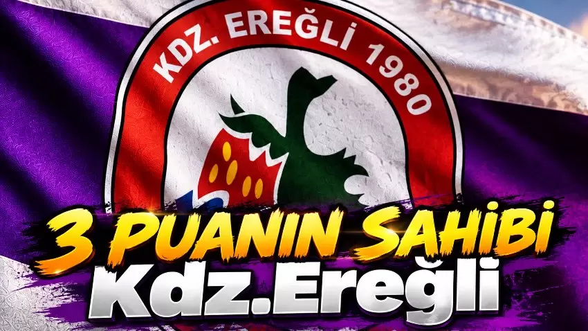Kdz. Ereğli 1980 Spor, Amasyasporu tek golle geçti: 1-0