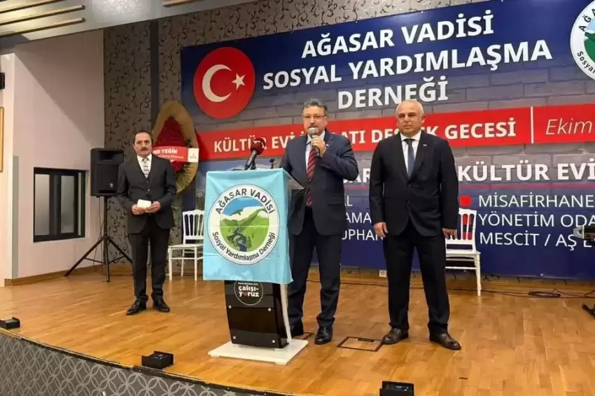 Trabzonda Başkan Gençten Ağasar Kültür Evine destek