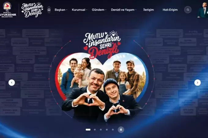 Denizli Büyükşehir Belediyesinin dijital yüzü yenilendi