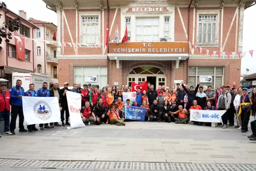 Bursada yüzlerce doğasever Yenişehirde buluştu