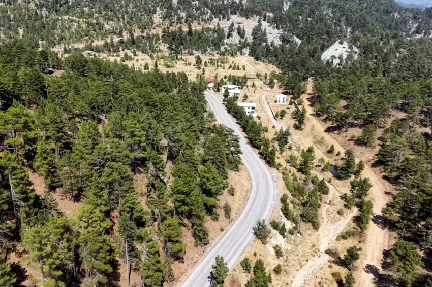 Mersinde yayla yolları güvenli ve konforlu hale geliyor