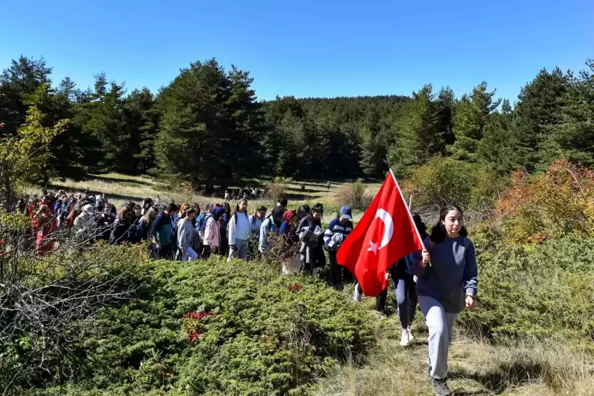 Ankarada üniversiteli gençlere doğa molası