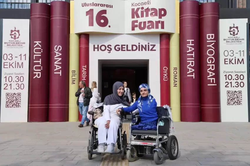 Kocaelide Engelsiz Taksi ile Kitap Fuarına kolay ulaşım