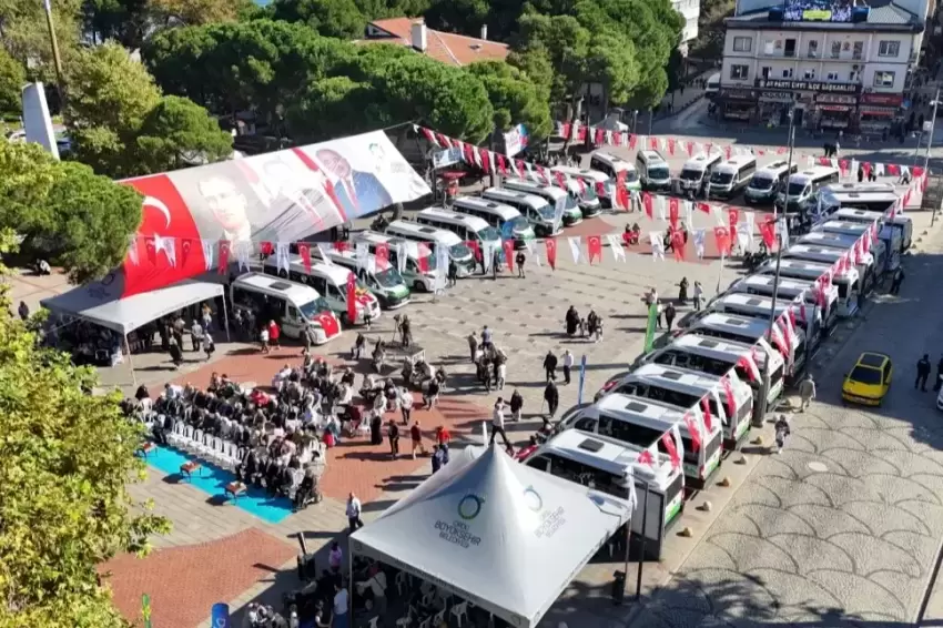 Ünyede toplu taşıma sistemi başladı