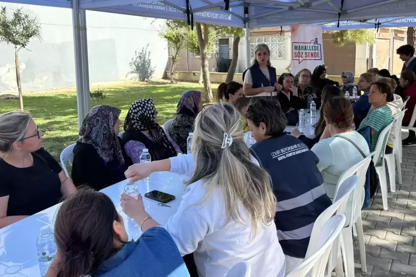İzmir mahallelerinde Söz Sende