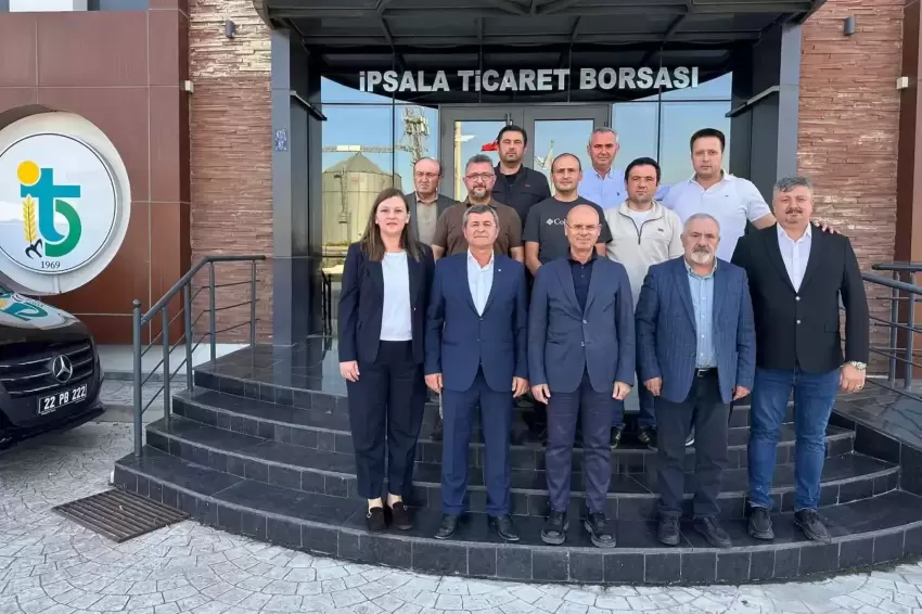İpsala Ticaret Borsasında Necmi Sezer yeniden başkan seçildi