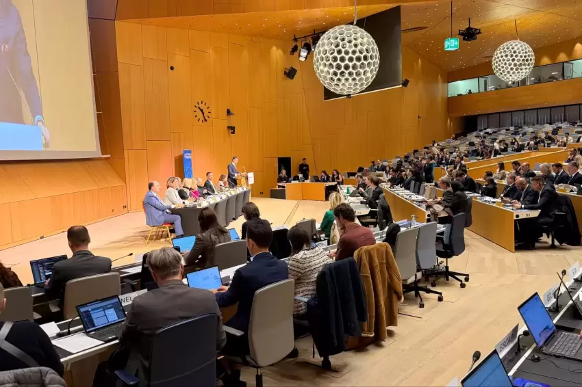 Konyada Başkan Altay, BM Belediye Başkanları Forumunda konuştu