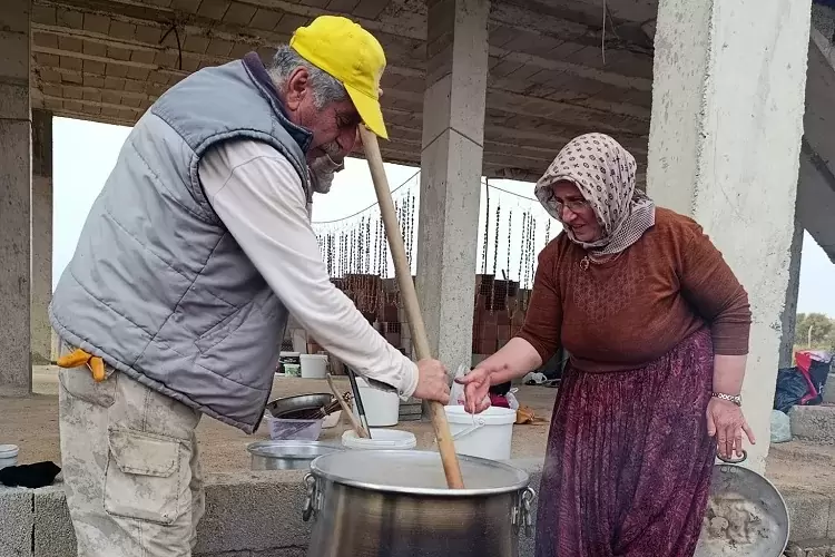 Mardinde asırlık bağ bozumu heyecanı