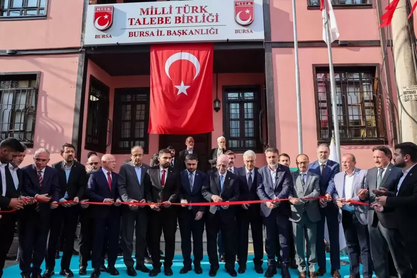 Millî Türk Talebe Birliği Bursa İl Başkanlığı yeni hizmet binası açıldı