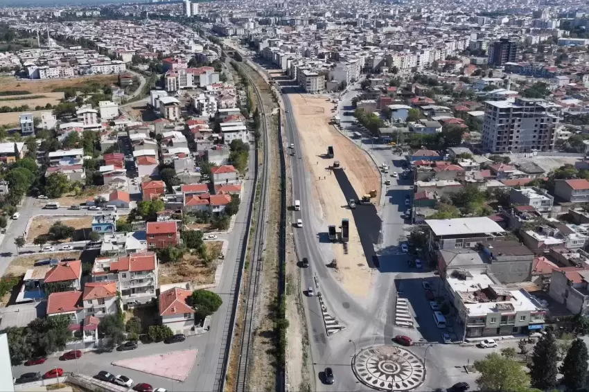 Manisa trafiğini rahatlatacak Cider Yolunda çalışmalar sürüyor