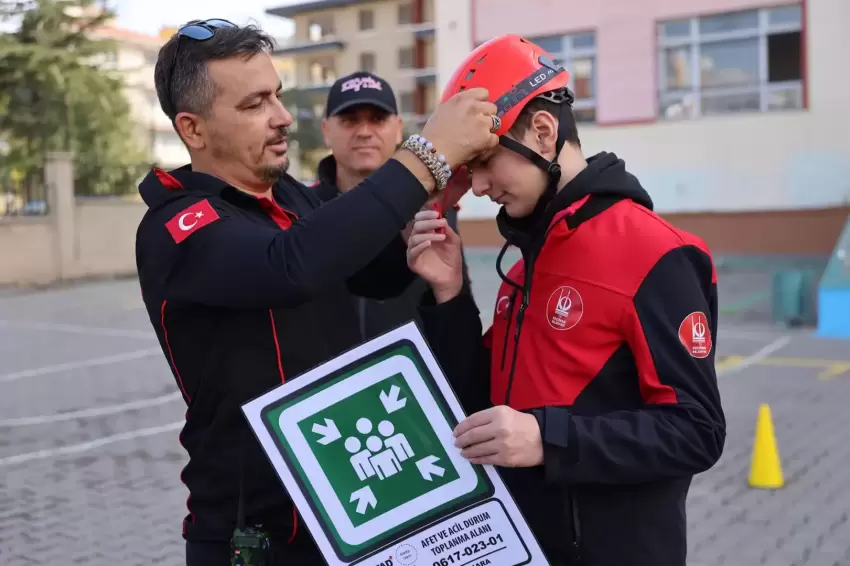 Ankara Keçiörende afetlere karşı bilinçlilik