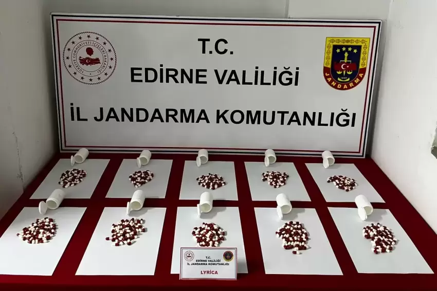 Uzunköprüde 568 adet sentetik hap ele geçirildi