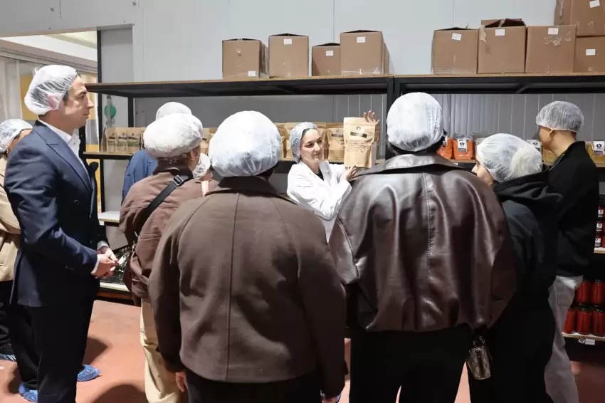 Kardeş okullar Bursa Nilüferin üretim modellerini inceledi