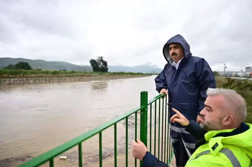 Bursa Yıldırımda sağanak seferberliği