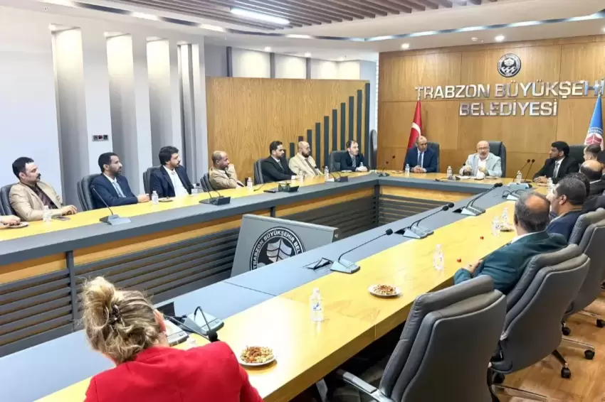 Trabzonun vizyon projeleri Umman heyetine tanıtıldı