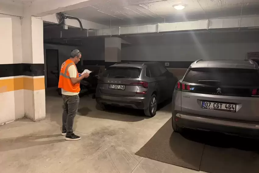 Antalya Muratpaşada sığınaklara denetim