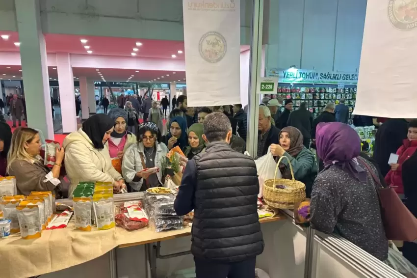 İnegölün tarımsal değerleri Bursa Tarım Fuarında tanıtılıyor