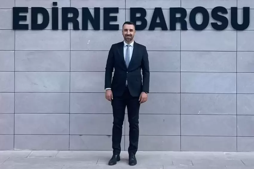 Edirne Barosunda Av. Taner Balta Başkan Vekili oldu