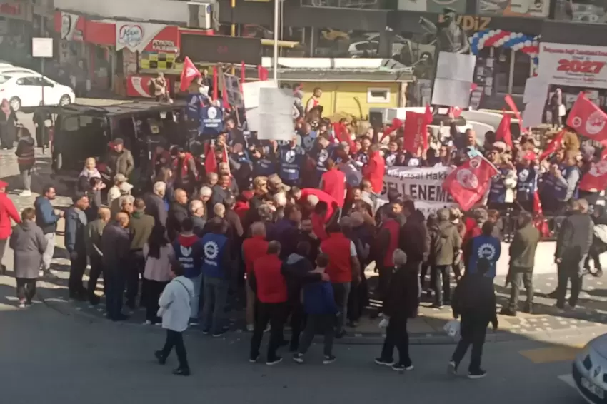 Keşanda TYH tekstil işçileri haklarını aradı