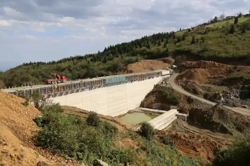 Uçarsu Göleti Trabzonun su ihtiyacına nefes olacak