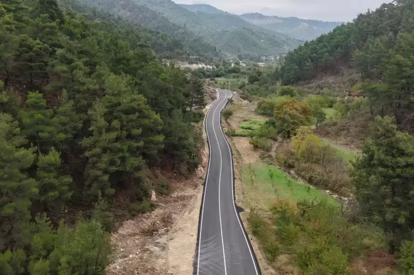 İzmirin en uzak yolu yenilendi