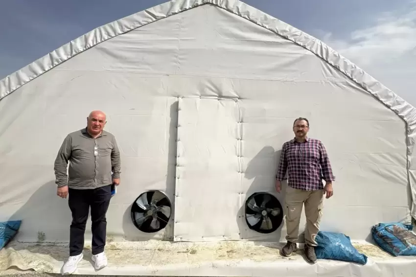 Kocaelide kırsal kalkınmaya mantar üretim çadırı katkısı