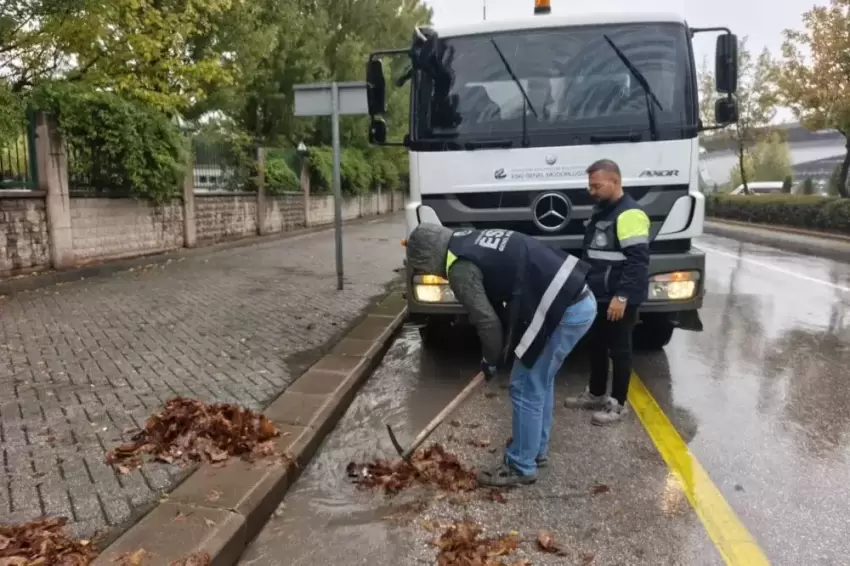 Eskişehirde ESKİ ekipleri olumsuz hava koşullarına karşı teyakkuzda