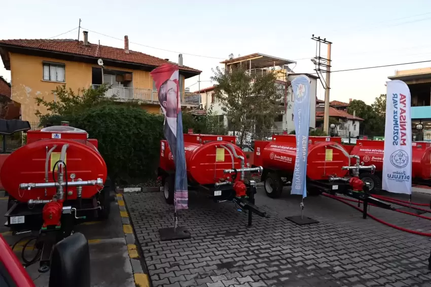 Manisa Büyükşehirden Kulaya 4 yeni su tankeri