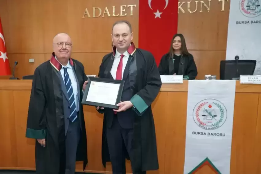 Bursa Barosunda Yener Poroy dönemi resmen başladı