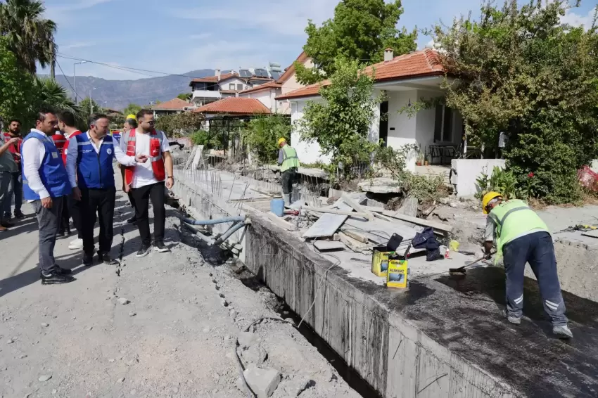 Muğla Köyceğizin yolları yeniliyor