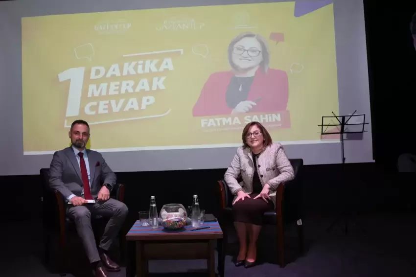 Gaziantepte bir dakikalık süreyi aşan sürede gençlere gezi sözü