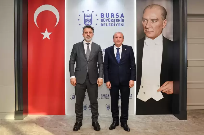 BTSO Başkanı Matlıdan Büyükşehir Belediye Başkan Vekili Bibaya ziyaret