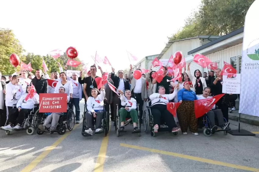 Osmangazide Cumhuriyet coşkusu engel tanımadı