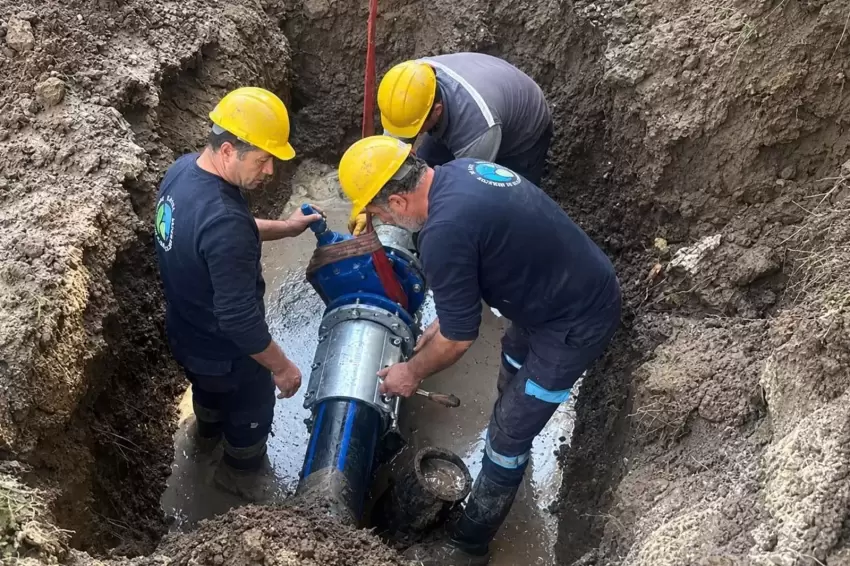 BASKİ, Korucunun su sorununu çözmek için seferber oldu