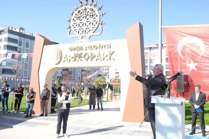 Çorumun üçüncü tematik parkı ‘Arkeopark açıldı