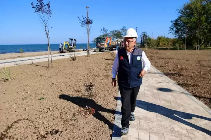 Ordu Turnasuyu Kordon Parkın 2. etabında sona doğru