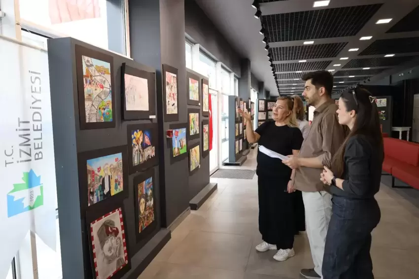İzmit Belediyesinin Cumhuriyet temalı resim yarışması sonuçlandı