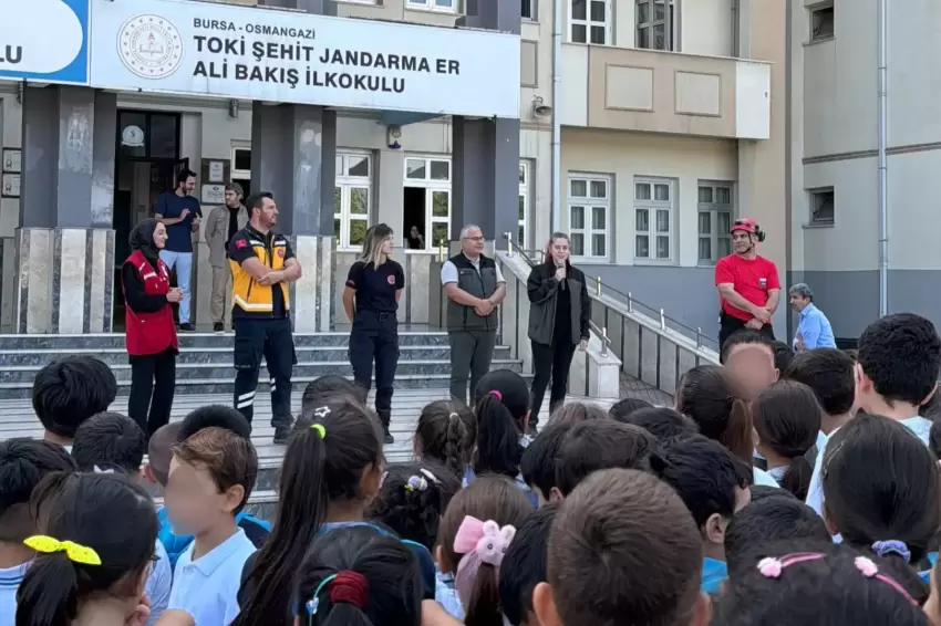 Bursada öğrencilere orman yangınları eğitimi
