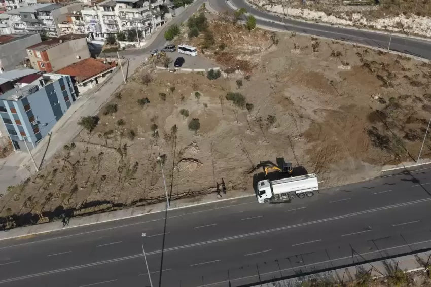 İzmir Bucada 5 dönümlük alanda yeşil dönüşüm