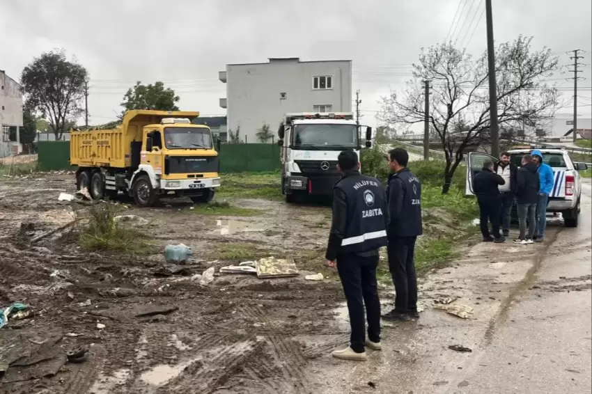 Bursa Nilüferde çevre temizliği
