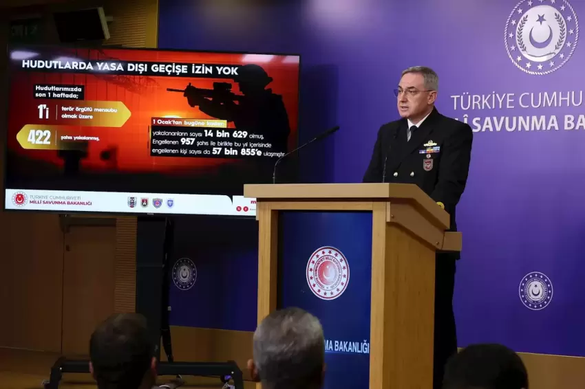 MSB duyurdu: Hudutlarda 422 kişi yakalandı