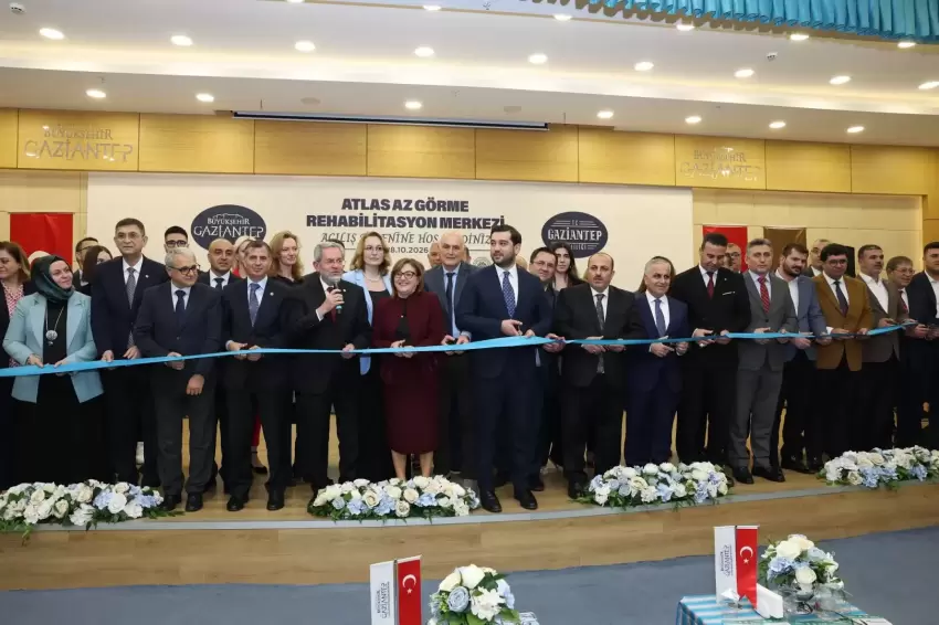 Gaziantepte Atlas Az Görme Rehabilitasyon Merkezi hizmete açıldı