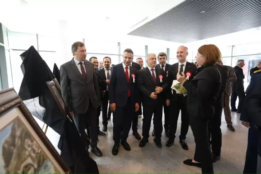 Bursa İnegölde Cumhuriyet Coşkusu goblen sanatıyla buluştu