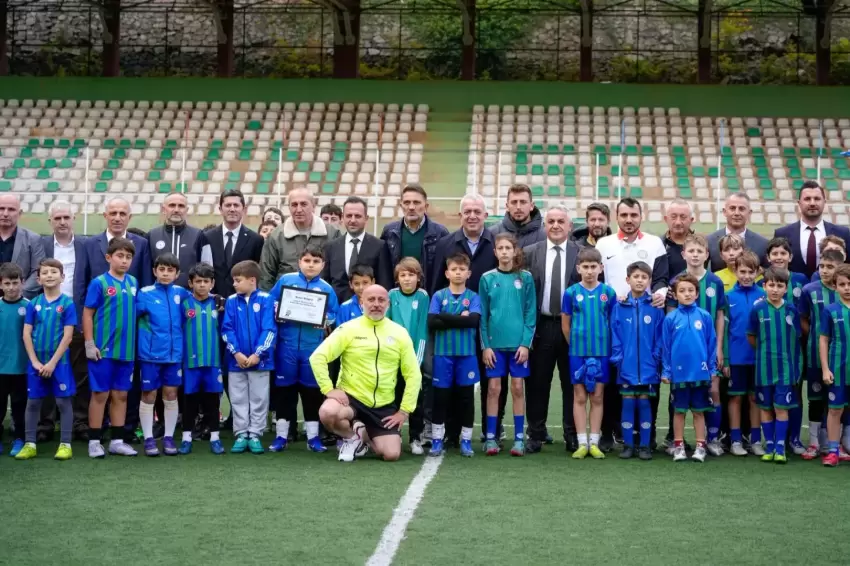 Çaykur Rizespor futbol şenliği coşkusu